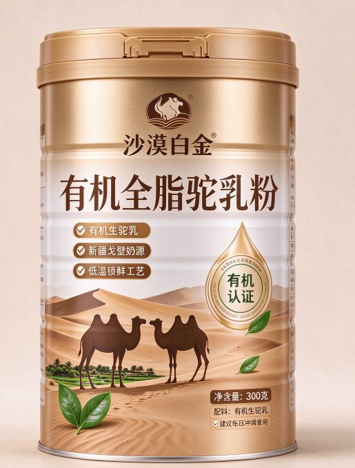 沙漠白金有机全脂驼乳粉